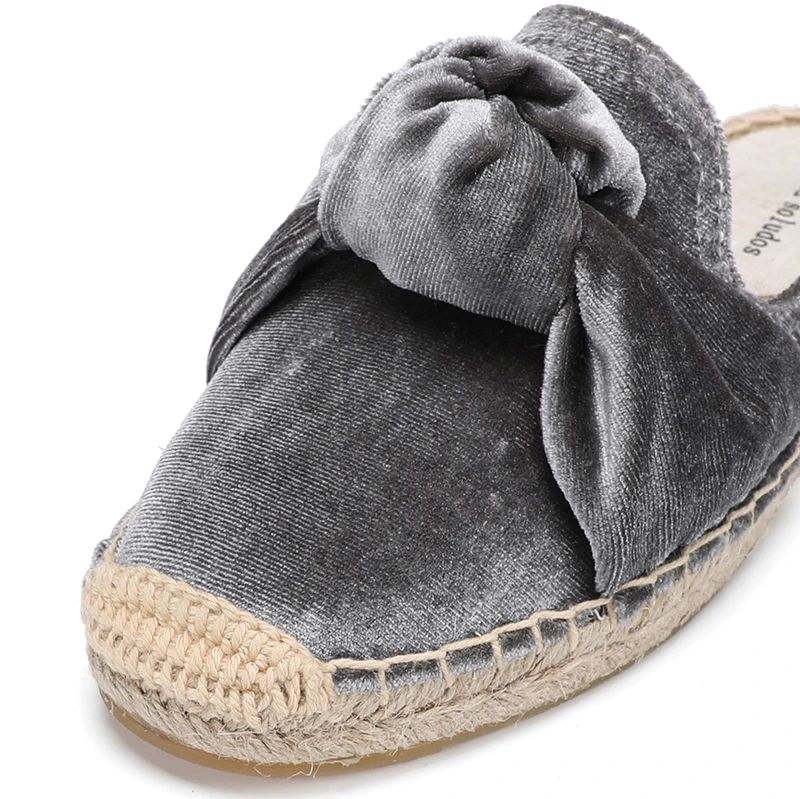 Elsa Damskie Chodaki Espadryle - Szary