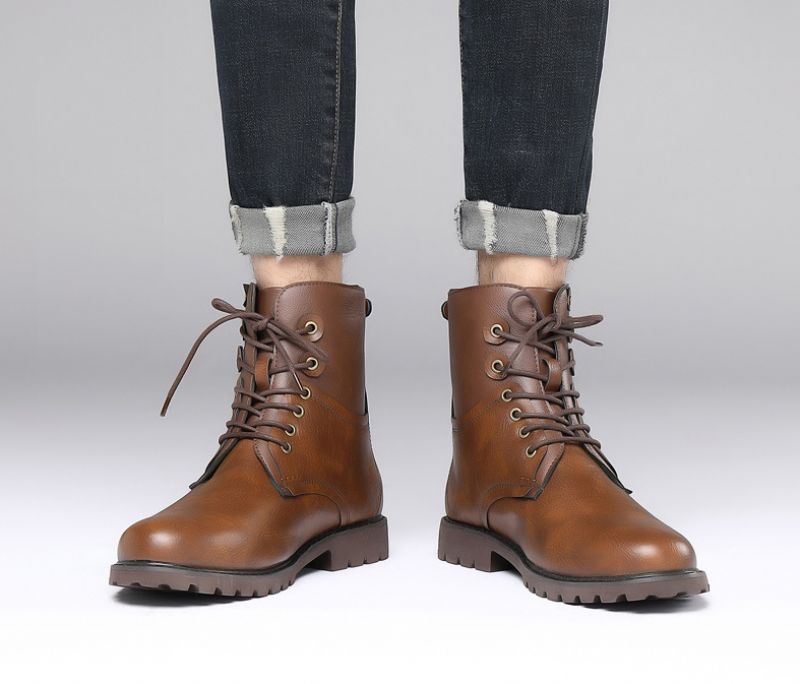 Elver Męskie Buty Modne - Kawa