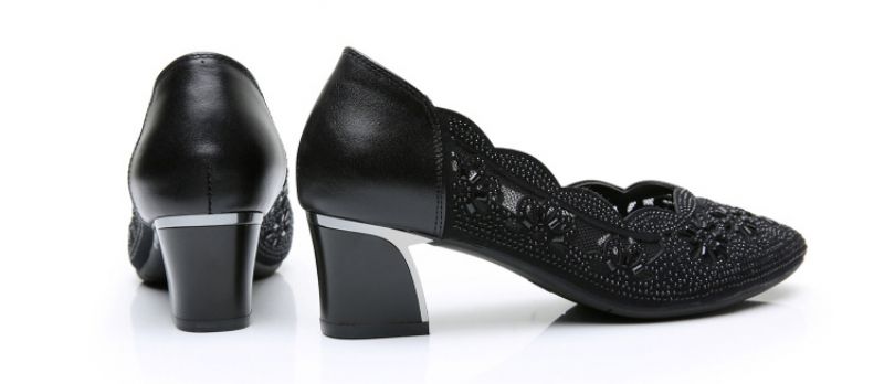 Emiliana Damskie Buty Na Obcasie - Szary