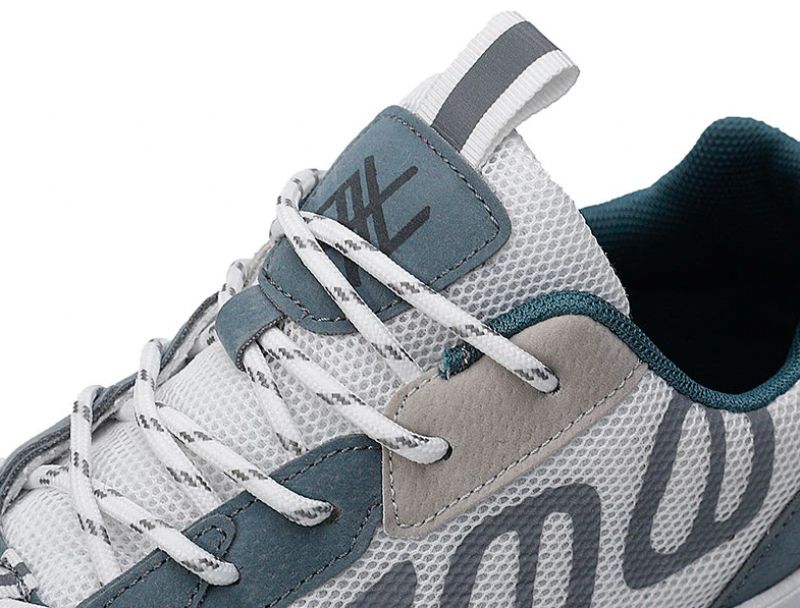 Enid Męskie Modne Buty Sportowe - Srebrny