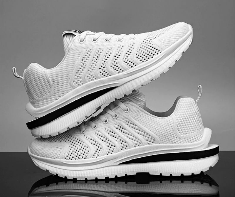Eric Męskie Buty Casualowe - Biały