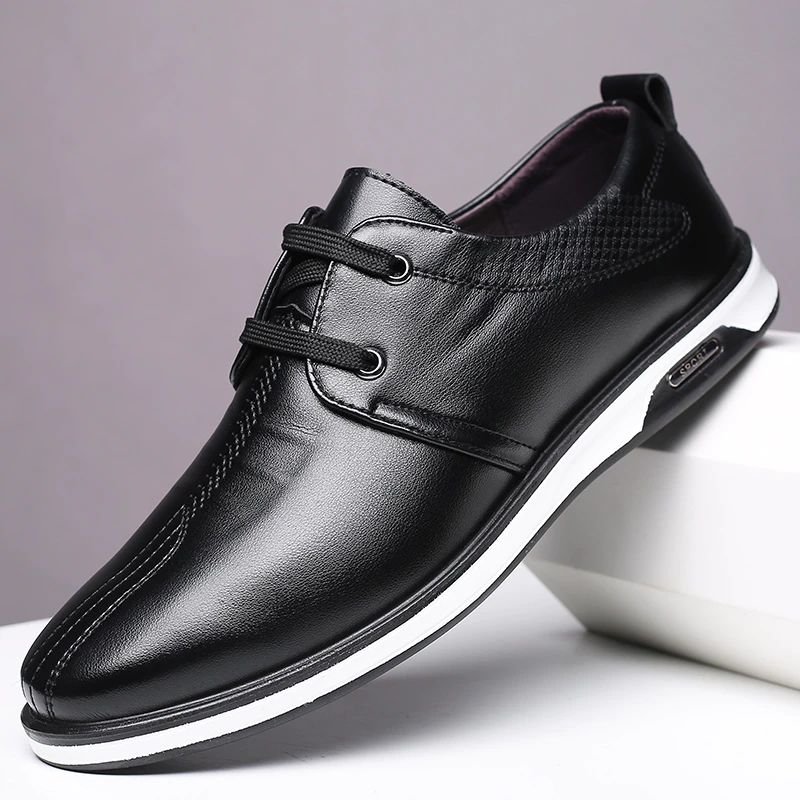 Ernest Męskie Mokasyny Casualowe Buty - Czarny