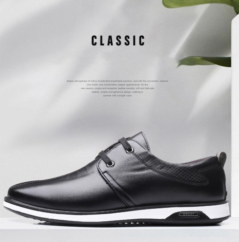 Ernest Męskie Mokasyny Casualowe Buty - Czarny