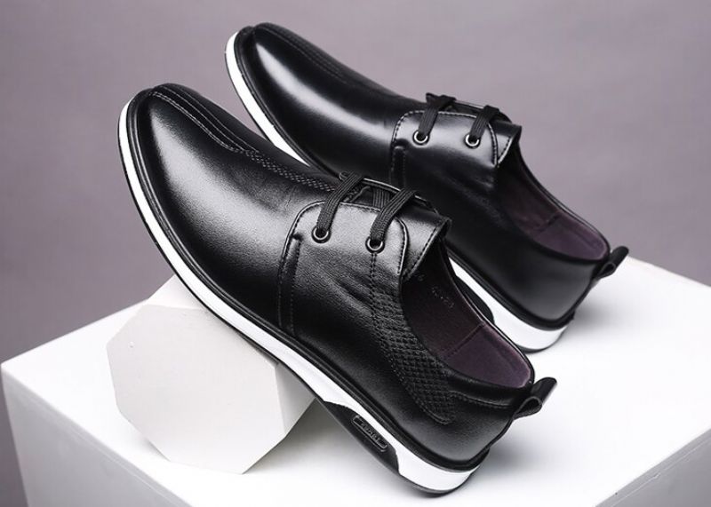 Ernest Męskie Mokasyny Casualowe Buty - Czarny