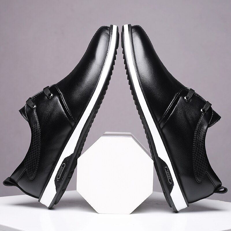 Ernest Męskie Mokasyny Casualowe Buty - Czarny