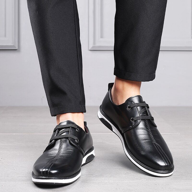 Ernest Męskie Mokasyny Casualowe Buty - Czarny