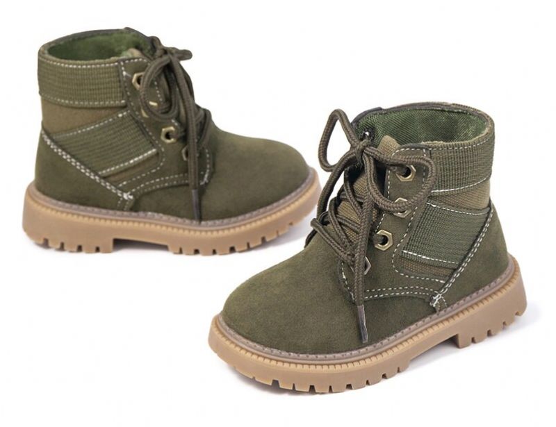 Ernesto Klasyczne Buty Chłopięce - Khaki