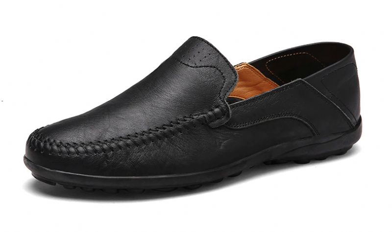 Euder Męskie Mokasyny Buty Codzienne - Czarny