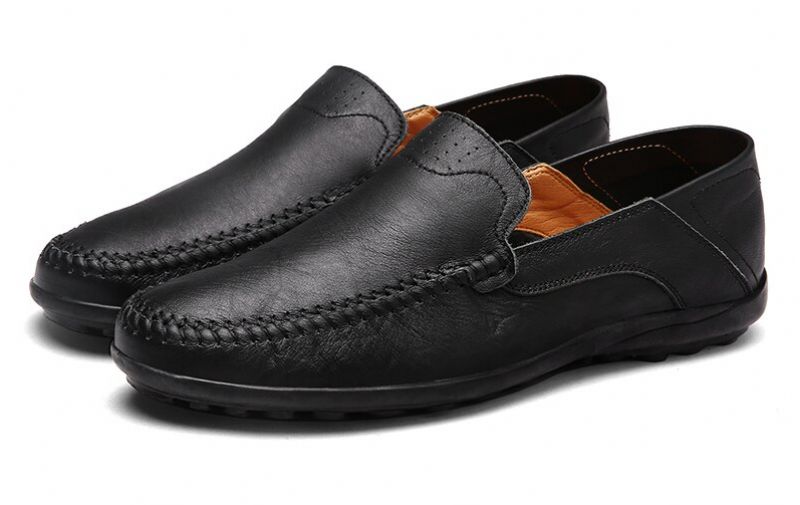 Euder Męskie Mokasyny Buty Codzienne - Czarny