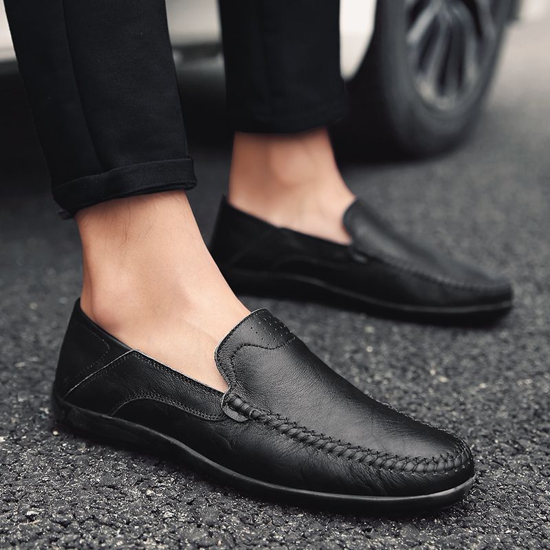 Euder Męskie Mokasyny Buty Codzienne - Czarny