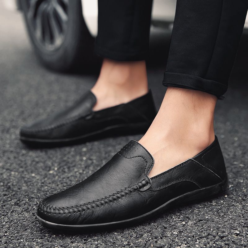 Euder Męskie Mokasyny Buty Codzienne - Czarny