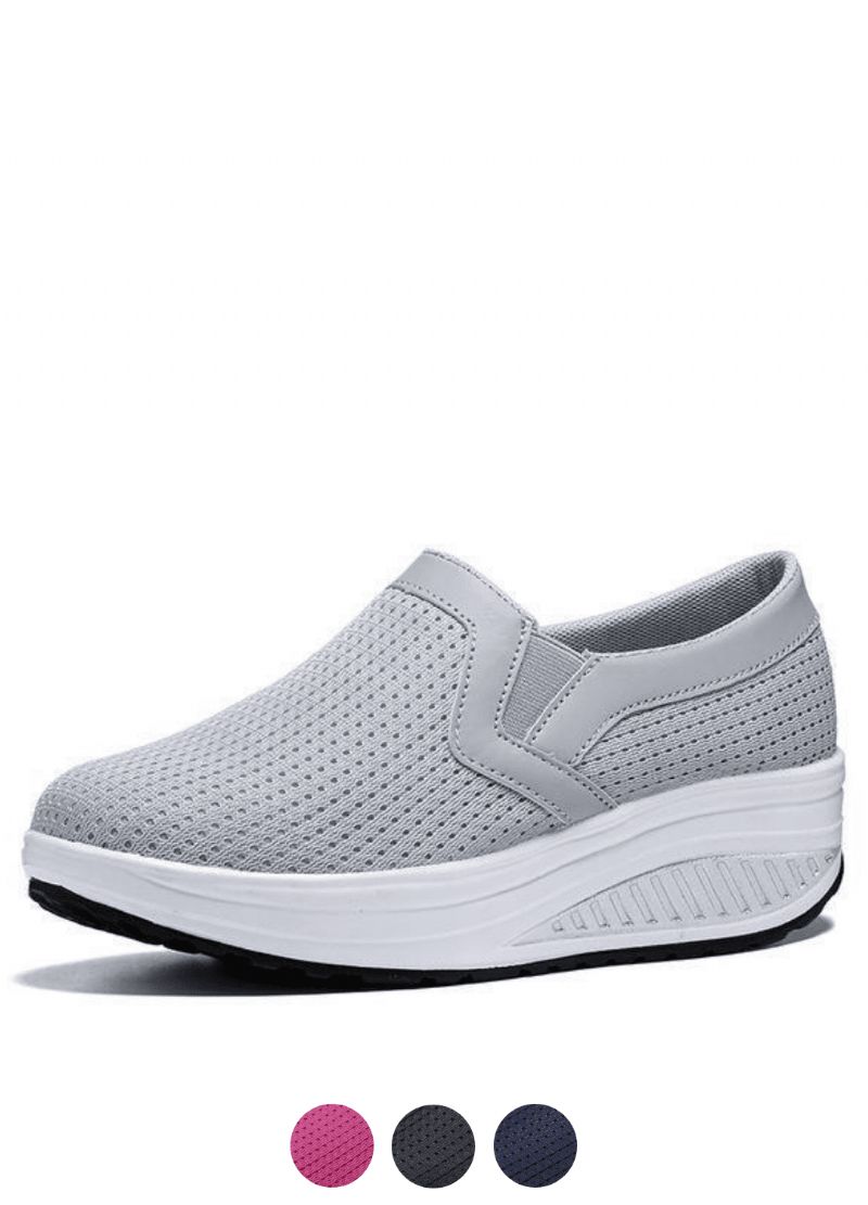 Eva Damskie Buty Na Platformie Mesh