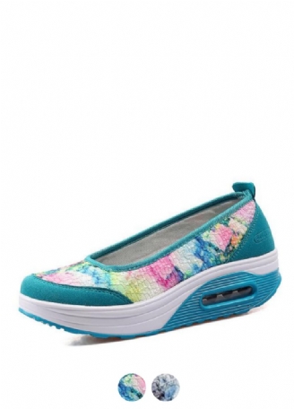 Eva Damskie Buty Na Platformie Wielokolorowe