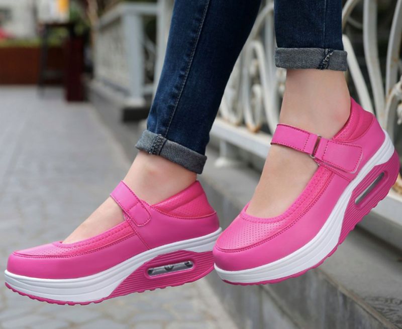 Evangely Damskie Buty Na Platformie - Szary