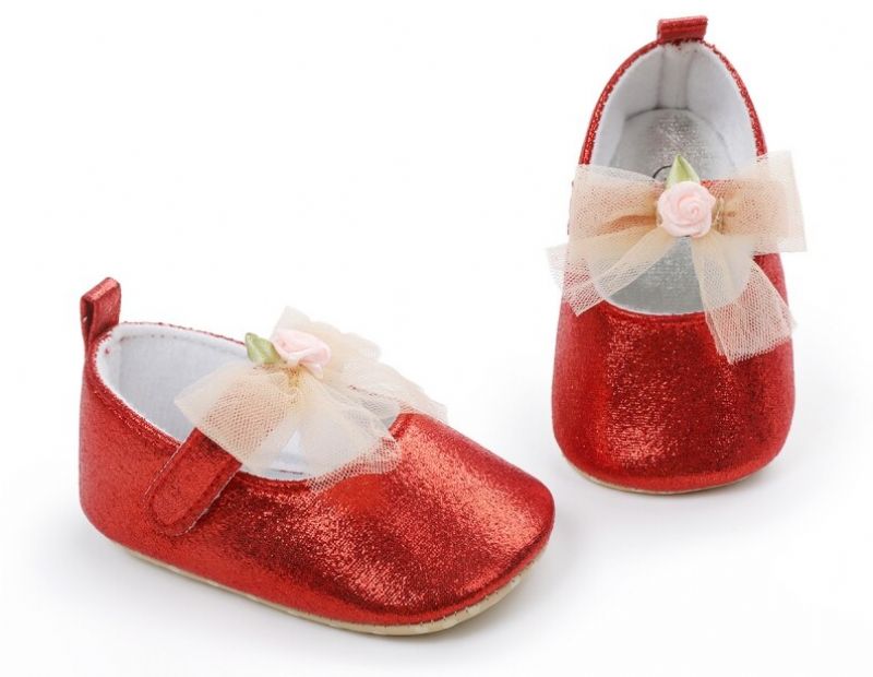 Evelin Baby Dziewczęce Buty Na Płaskiej Podeszwie - Srebrny