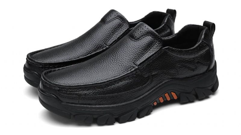 Evelio Męskie Buty Loafer - Czarny
