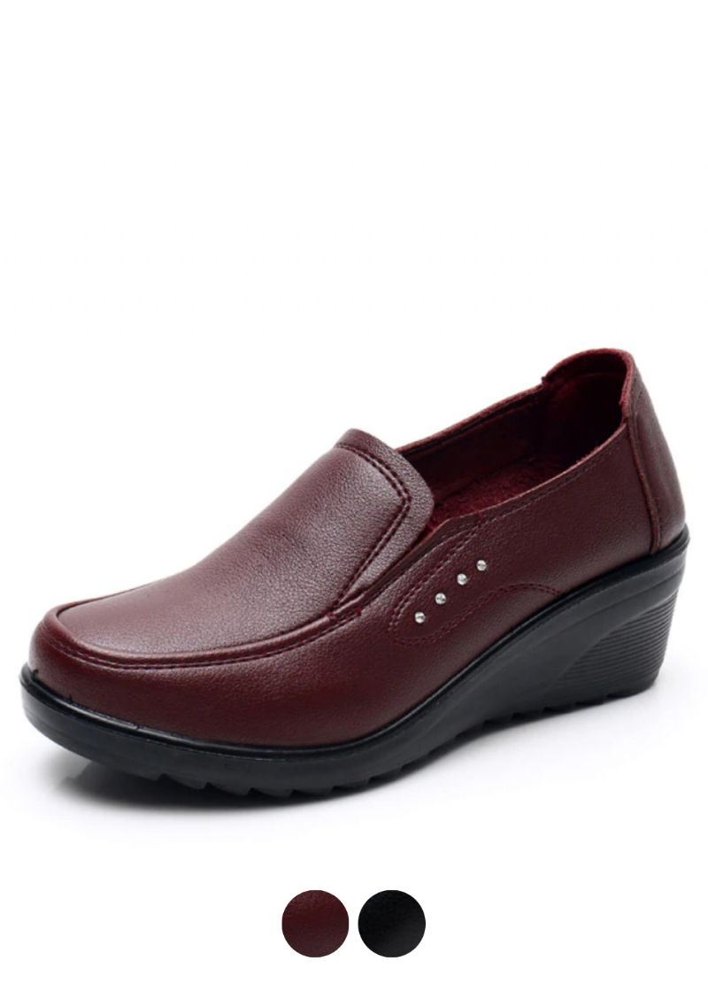 Fanny Damskie Buty Na Koturnie Na Platformie