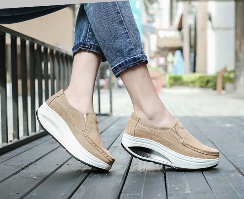 Feather M10 Damskie Buty Na Platformie - Kawowy
