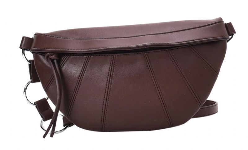 Felipe Torebka Damska Skórzana Typu Crossbody - Kawa