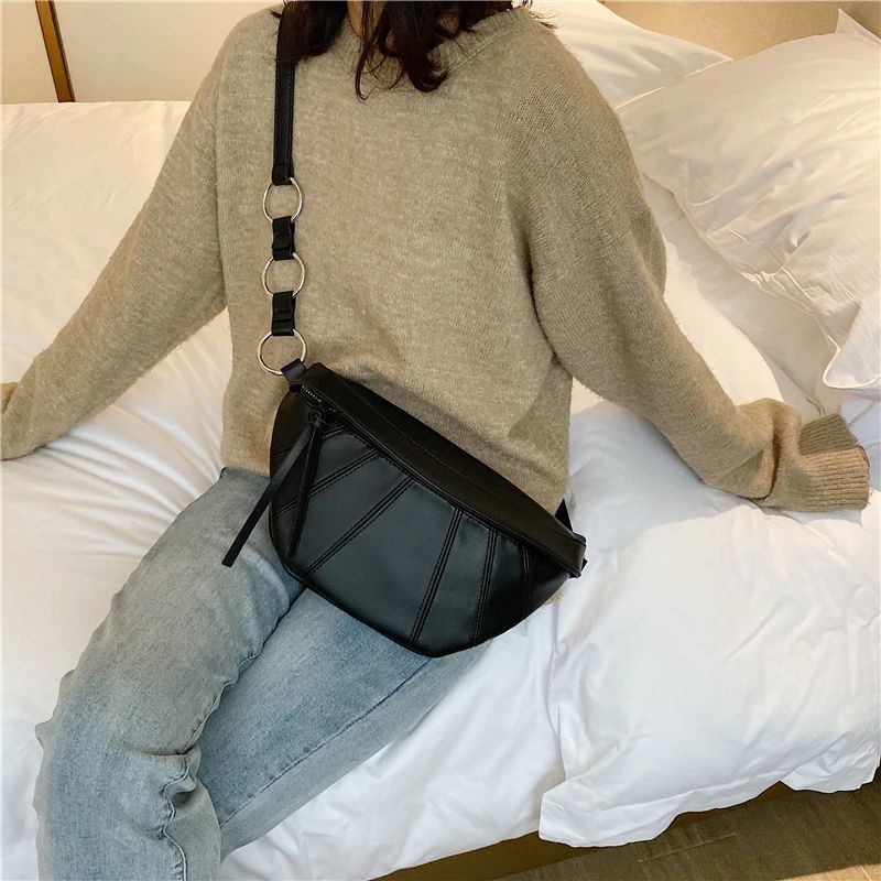 Felipe Torebka Damska Skórzana Typu Crossbody - Kawa