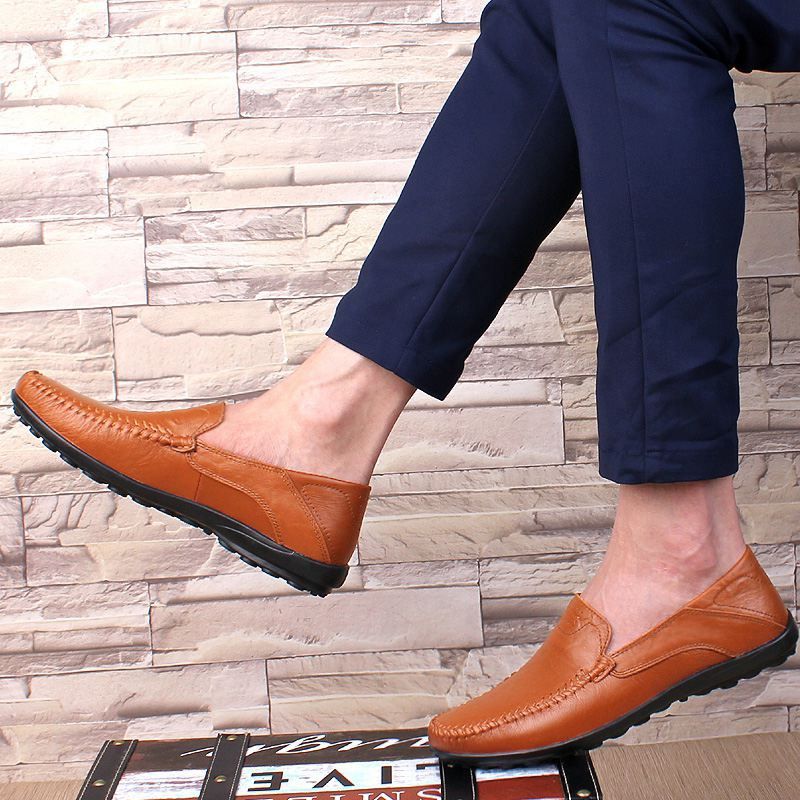 Filippo Męskie Mokasyny Eleganckie Buty - Niebieski