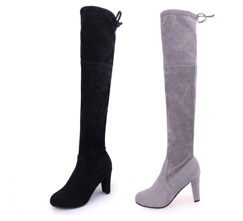Filomena Boots Over The Knee - Czarny