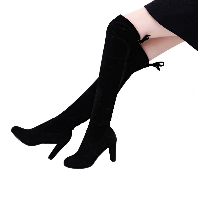 Filomena Boots Over The Knee - Czarny
