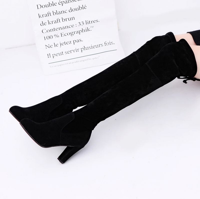 Filomena Boots Over The Knee - Czarny