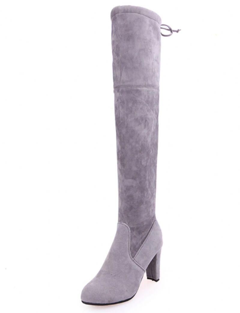 Filomena Boots Over The Knee - Czarny
