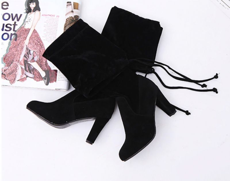 Filomena Boots Over The Knee - Czarny