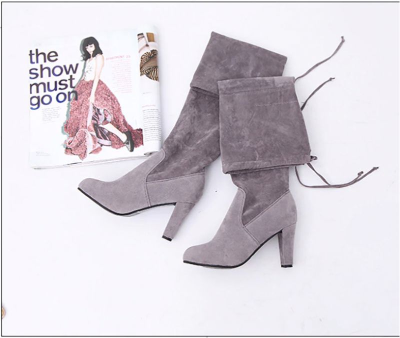 Filomena Boots Over The Knee - Czarny