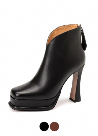 Fiona Damskie Skórzane Buty Do Kostki