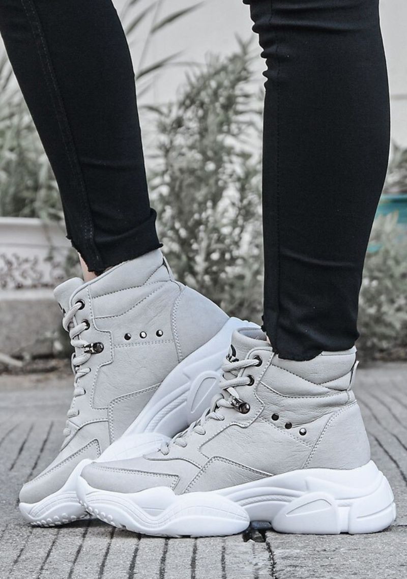 Flavia Damskie Wysokiej Jakości Buty Do Kostki - Khaki