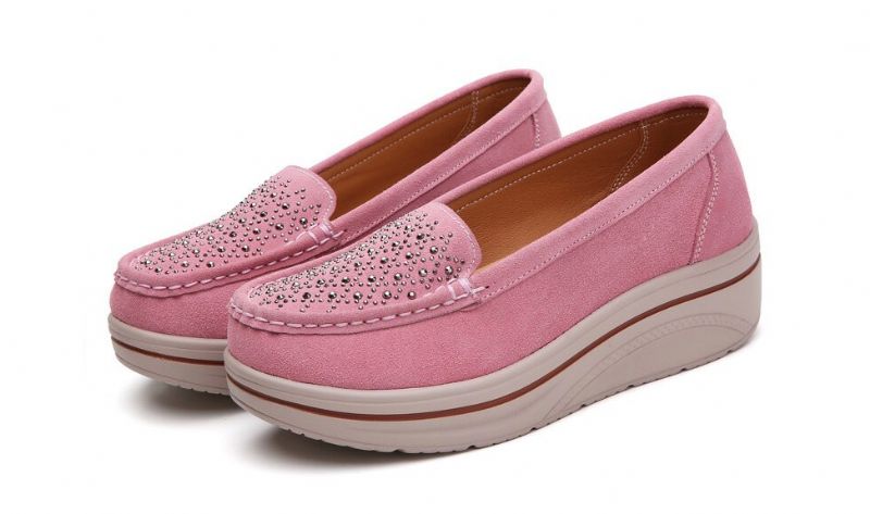 Fleur Damskie Buty Na Platformie - Niebieski