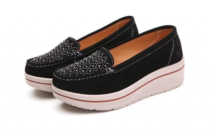 Fleur Damskie Buty Na Platformie - Niebieski