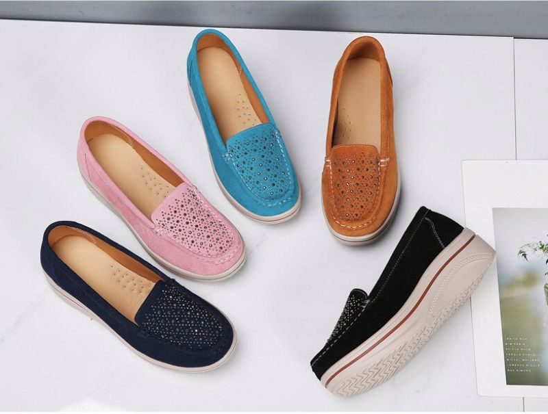 Fleur Damskie Buty Na Platformie - Niebieski
