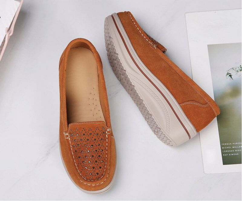 Fleur Damskie Buty Na Platformie - Niebieski
