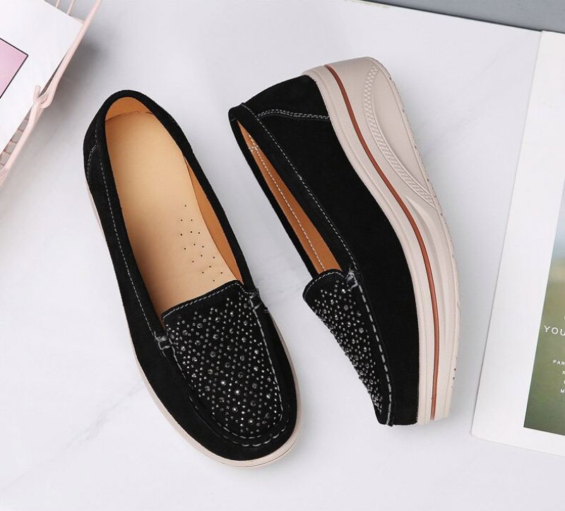 Fleur Damskie Buty Na Platformie - Niebieski