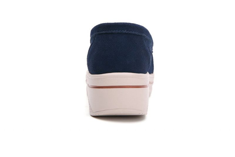 Fleur Damskie Buty Na Platformie - Niebieski