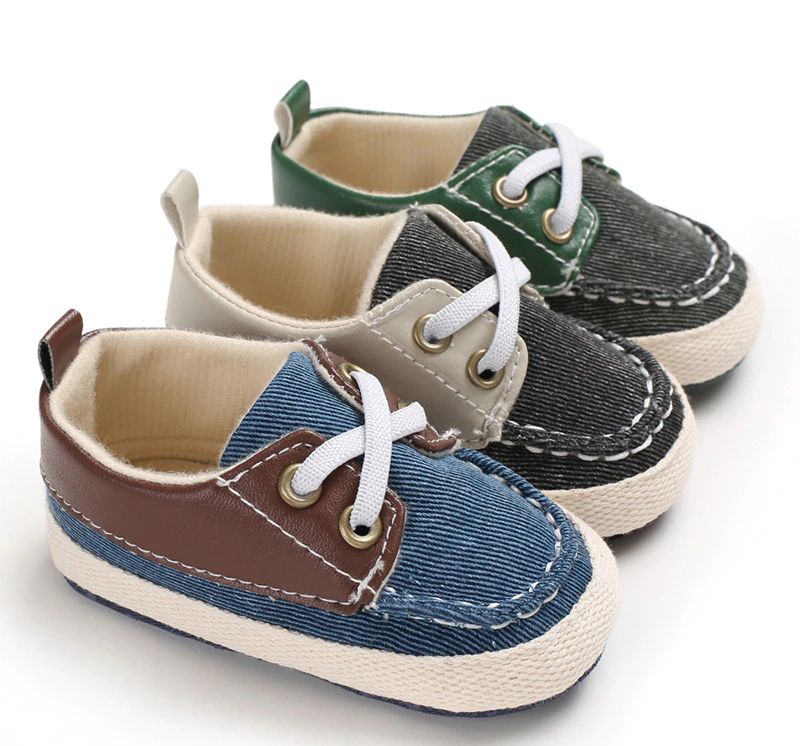 Foffy Baby Chłopięce Buty Casualowe Typu Oxford - Zielony