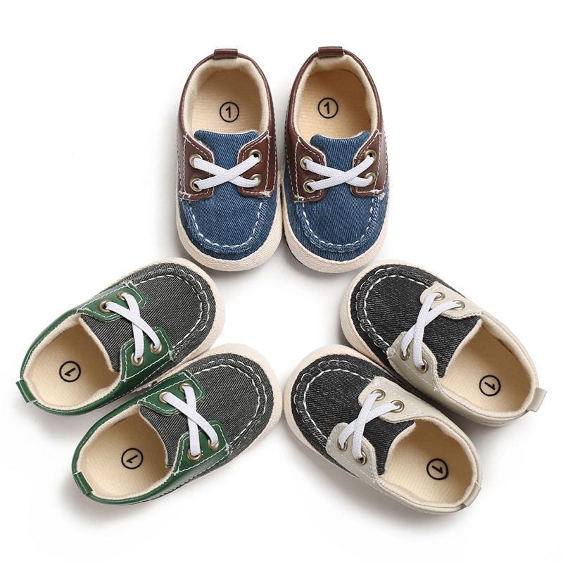 Foffy Baby Chłopięce Buty Casualowe Typu Oxford - Zielony