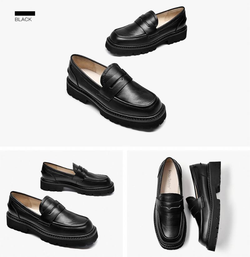 Fonsi Damskie Buty Typu Platform - Czarny