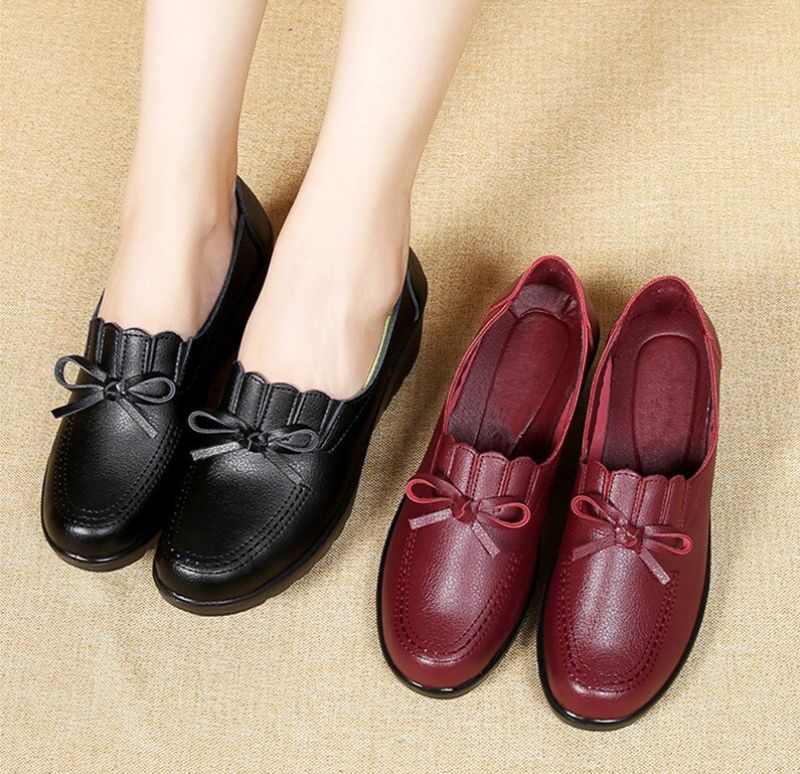 Francia Damskie Buty Na Koturnie - Czarny