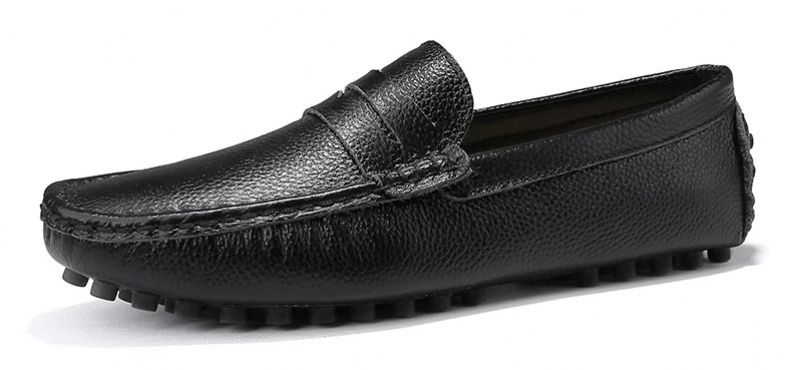 Freidy Mokasyny Męskie Buty Casualowe - Czarny