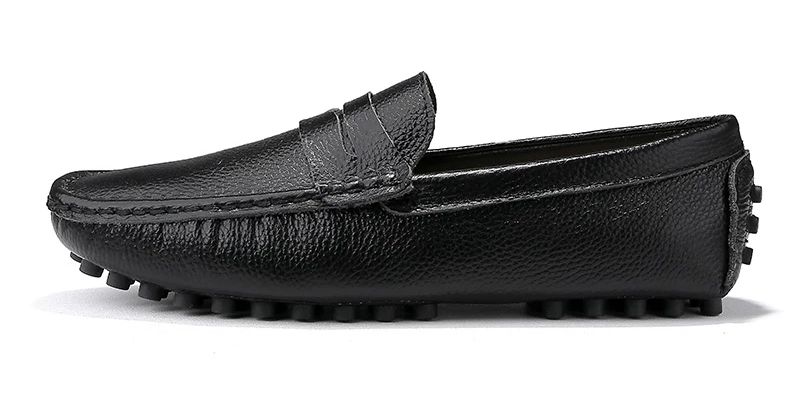 Freidy Mokasyny Męskie Buty Casualowe - Czarny