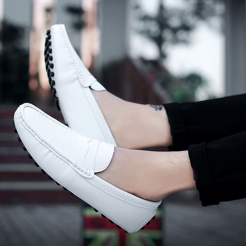 Freidy Mokasyny Męskie Buty Casualowe - Czarny