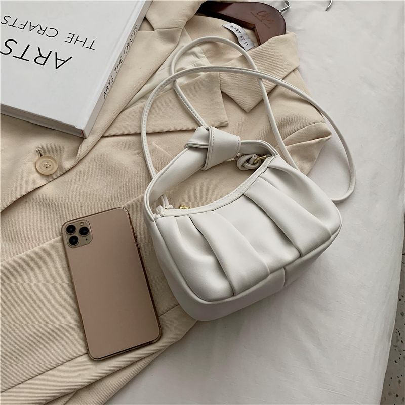 Frida Damska Skórzana Torebka Crossbody - Niebieski