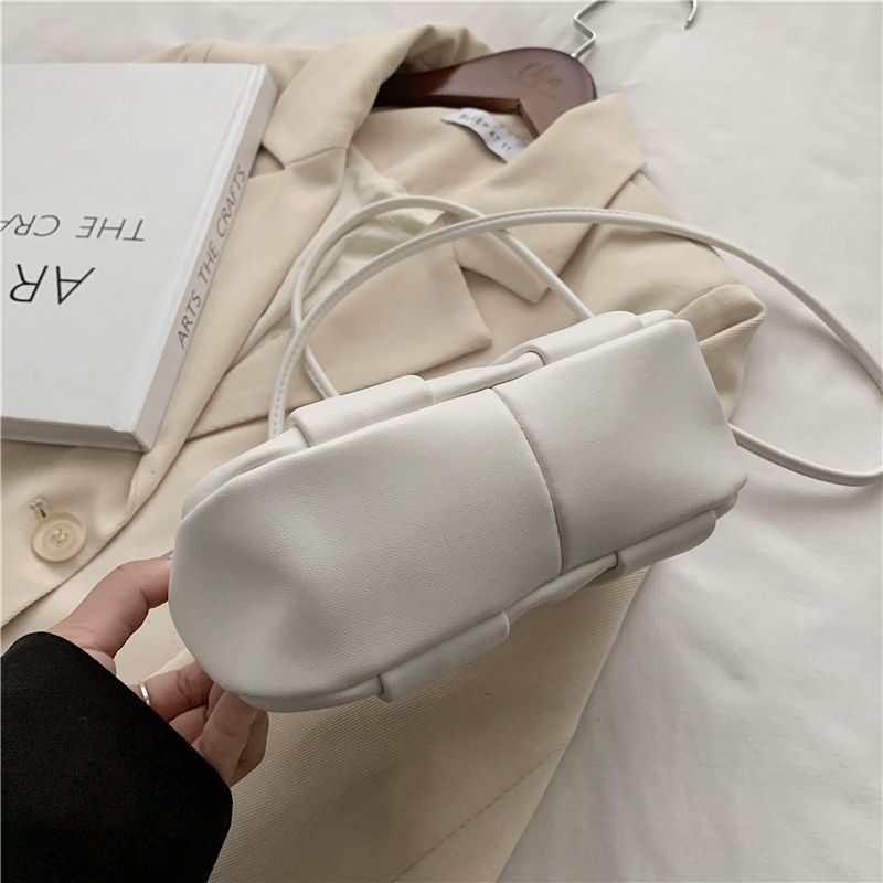 Frida Damska Skórzana Torebka Crossbody - Niebieski