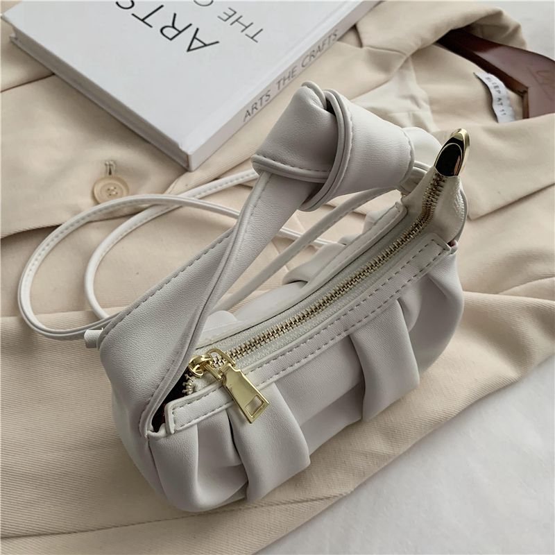 Frida Damska Skórzana Torebka Crossbody - Niebieski