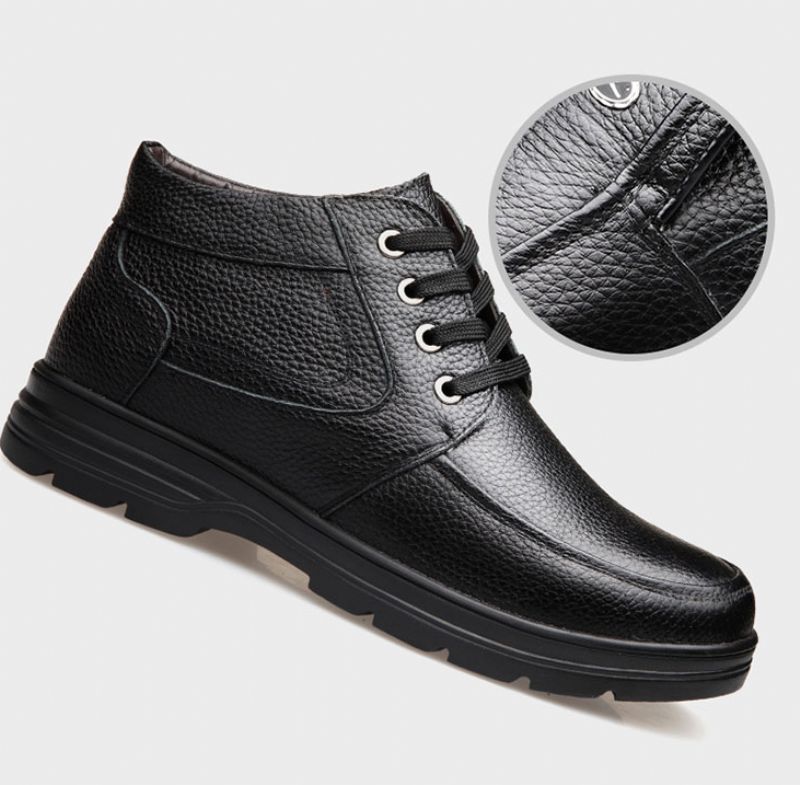 Gaio Męskie Buty Zimowe - Brązowe Futro